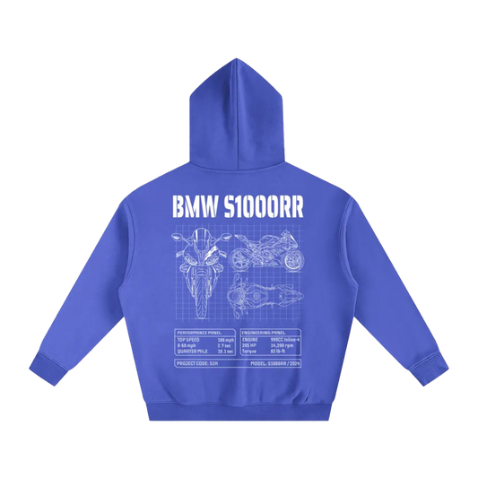 OVERSIZED BMW Blueprint hoodie